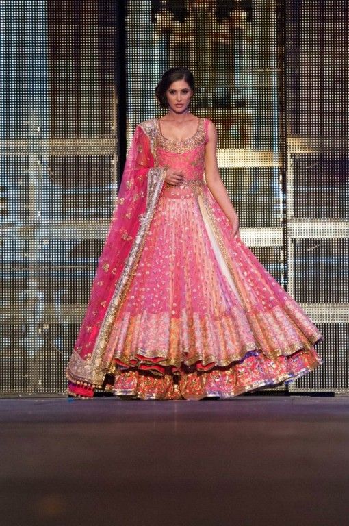 Traditional Indian Bridal Rose Pink Raw Silk Wedding Lehenga set  [product_title] | OORVI DESAI | Designer Indian Wedding Dresses in London